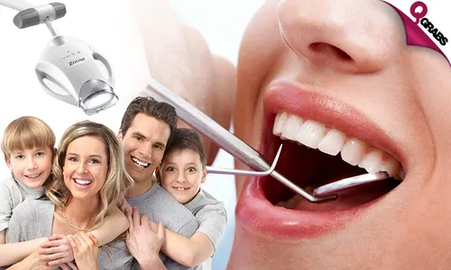 From QR150 Get a Million Dollar Smile with Teeth Scaling & Polishing OR Ortho Assessment OR Philips ZOOM Technology Teeth Whitening OR Hollywood Smile with Teeth Veneer! (Up to QR2200)